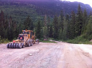 Grader by Tenquille Branch